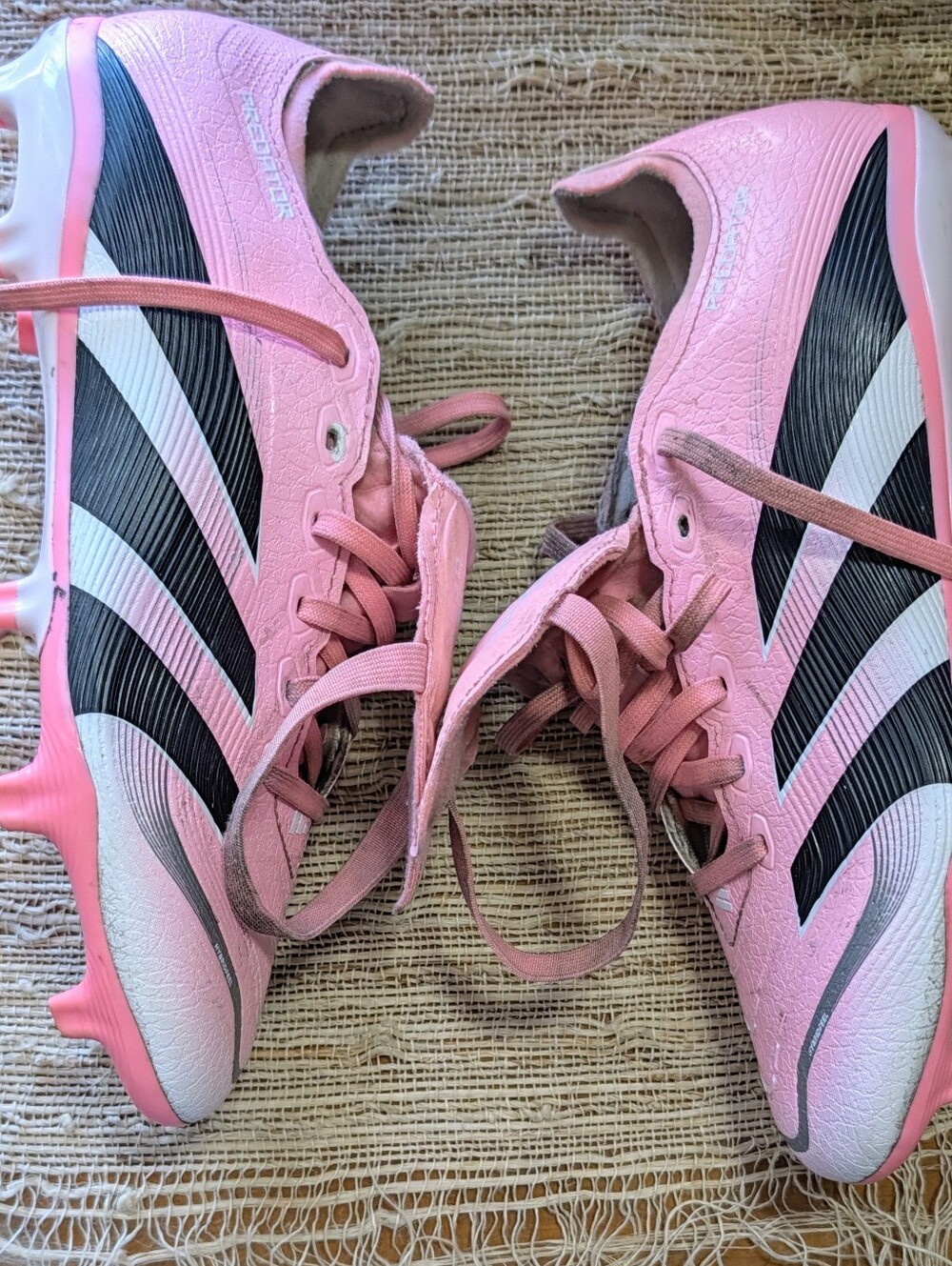 Adidas David Beckham x PREDATOR ELITE FT FG BEAM PINK Cleats women's size 6